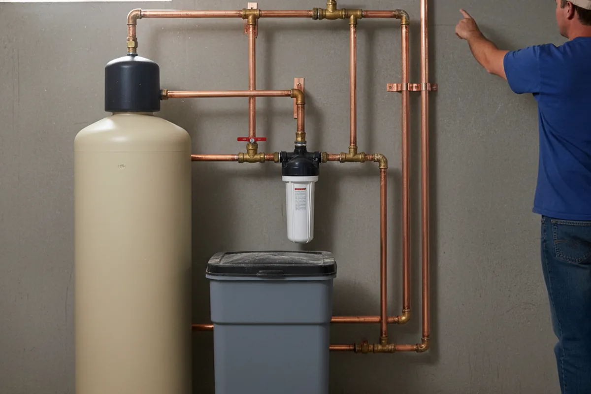 Whole-house water treatment system installed in Calverton